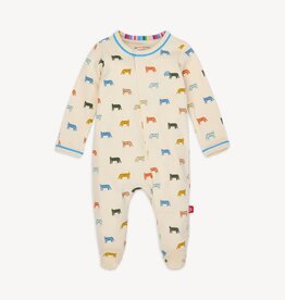 magnetic me magnetic me organic cotton footie