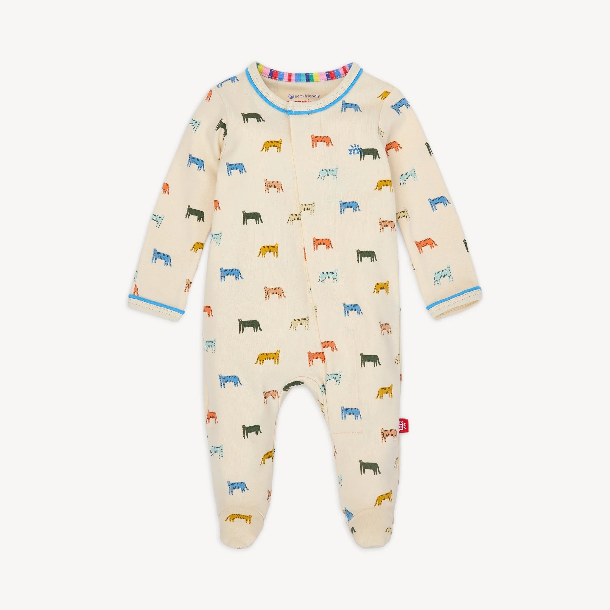 magnetic me magnetic me organic cotton footie