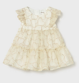 mayoral newborn mayoral gold hearts dress