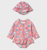 mayoral newborn mayoral dusty mauve swim set