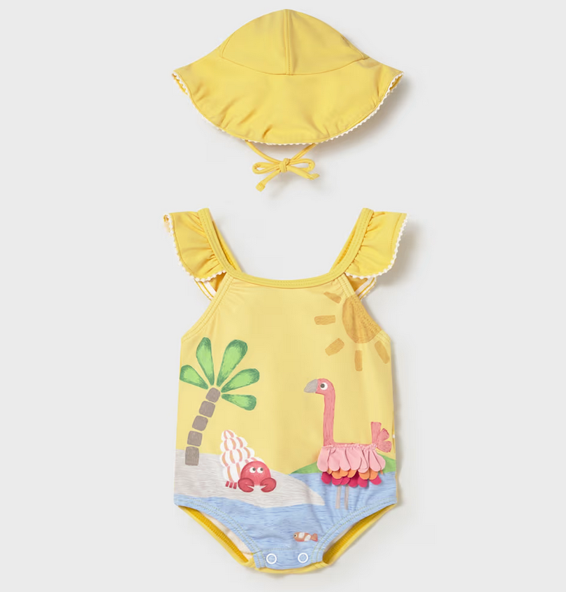 mayoral newborn mayoral flamingo swim set