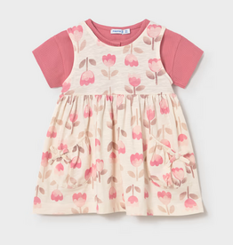 Mayoral mayoral floral dress + tee