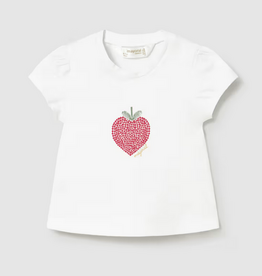 mayoral newborn mayoral strawberry heart tee
