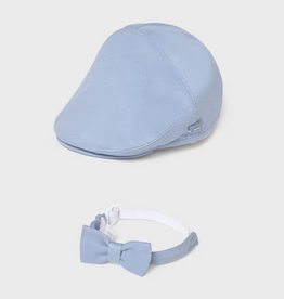 Mayoral mayoral sky blue hat & bowtie