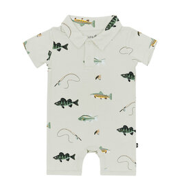 kyte baby kyte baby polo shortall fishing