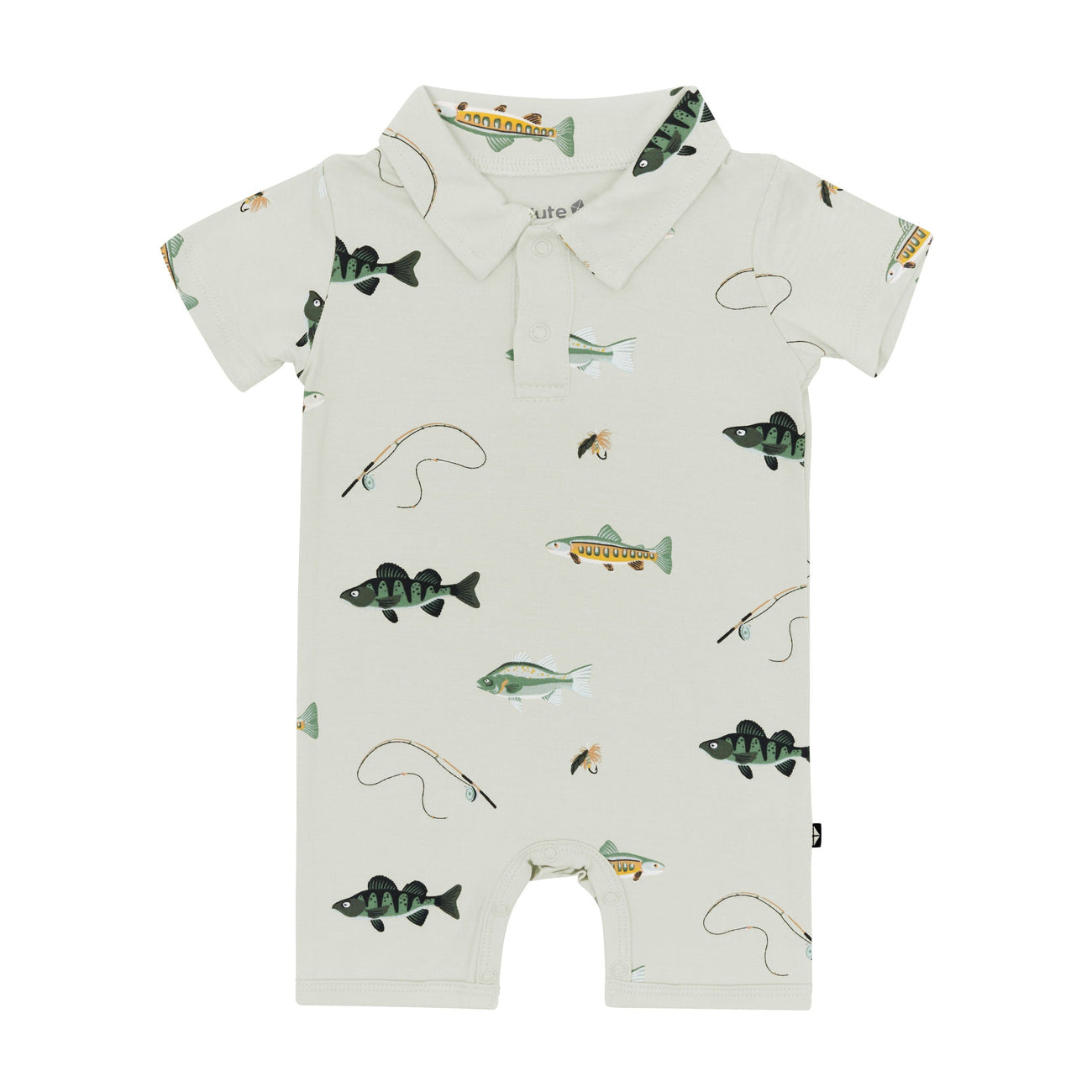 kyte baby kyte baby polo shortall fishing