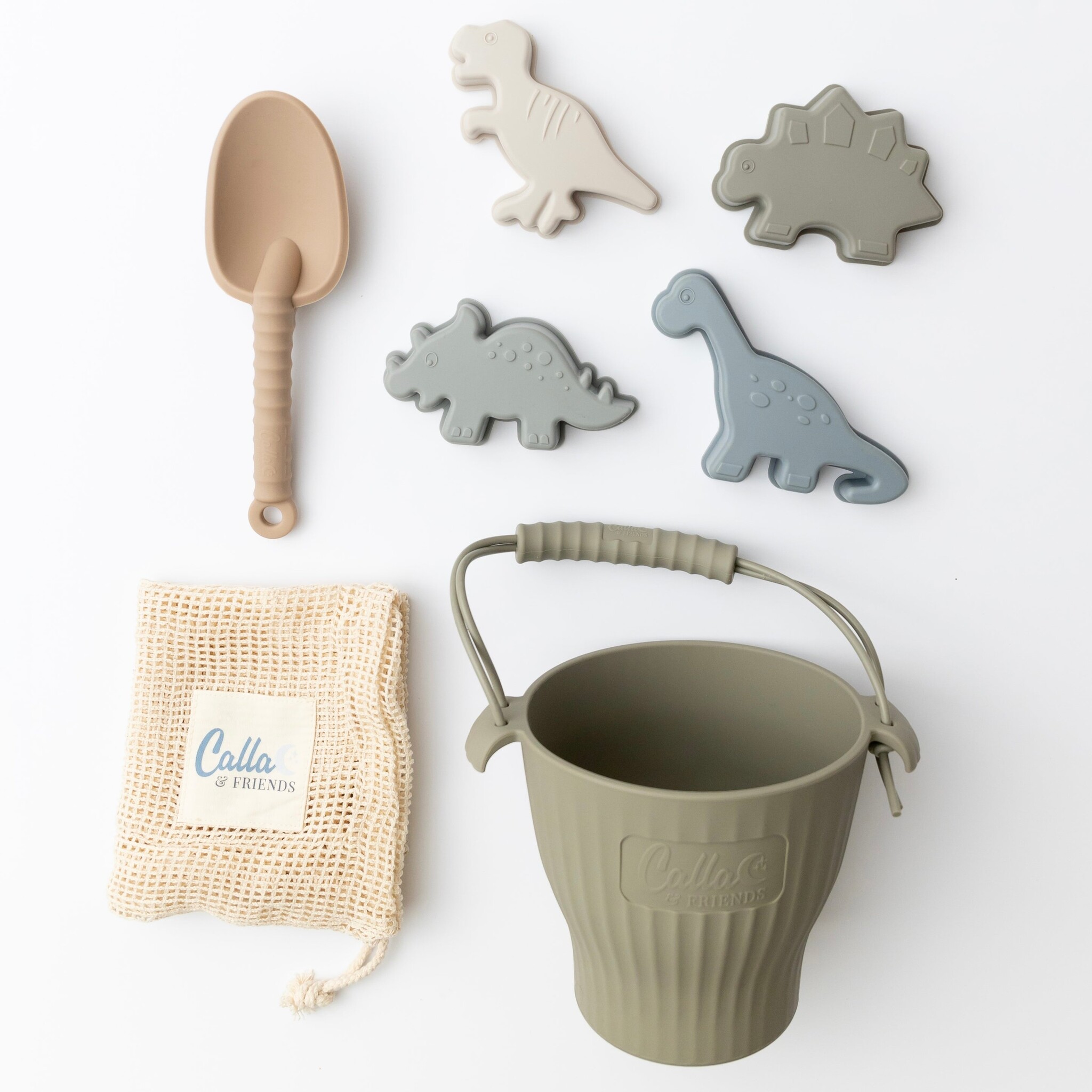 calla & friends calla & friends silicone beach toy set