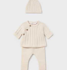 mayoral newborn mayoral 3 piece ceramic sweater set