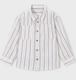 Mayoral mayoral charcoal striped buttondown