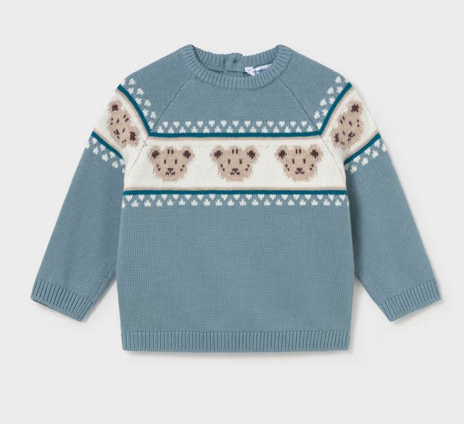Mayoral mayoral bear isle sweater