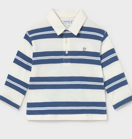 Mayoral mayoral indigo striped polo