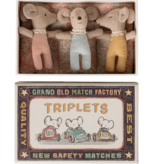 Maileg maileg baby mice, triplets in matchbox