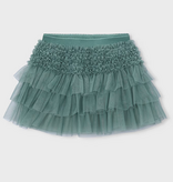 Mayoral mayoral bay leaf tulle skirt
