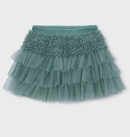 Mayoral mayoral bay leaf tulle skirt