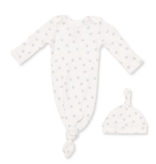 angel dear angel dear gown + hat, 0-3m,
