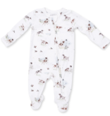 angel dear angel dear 2 way zipper footie