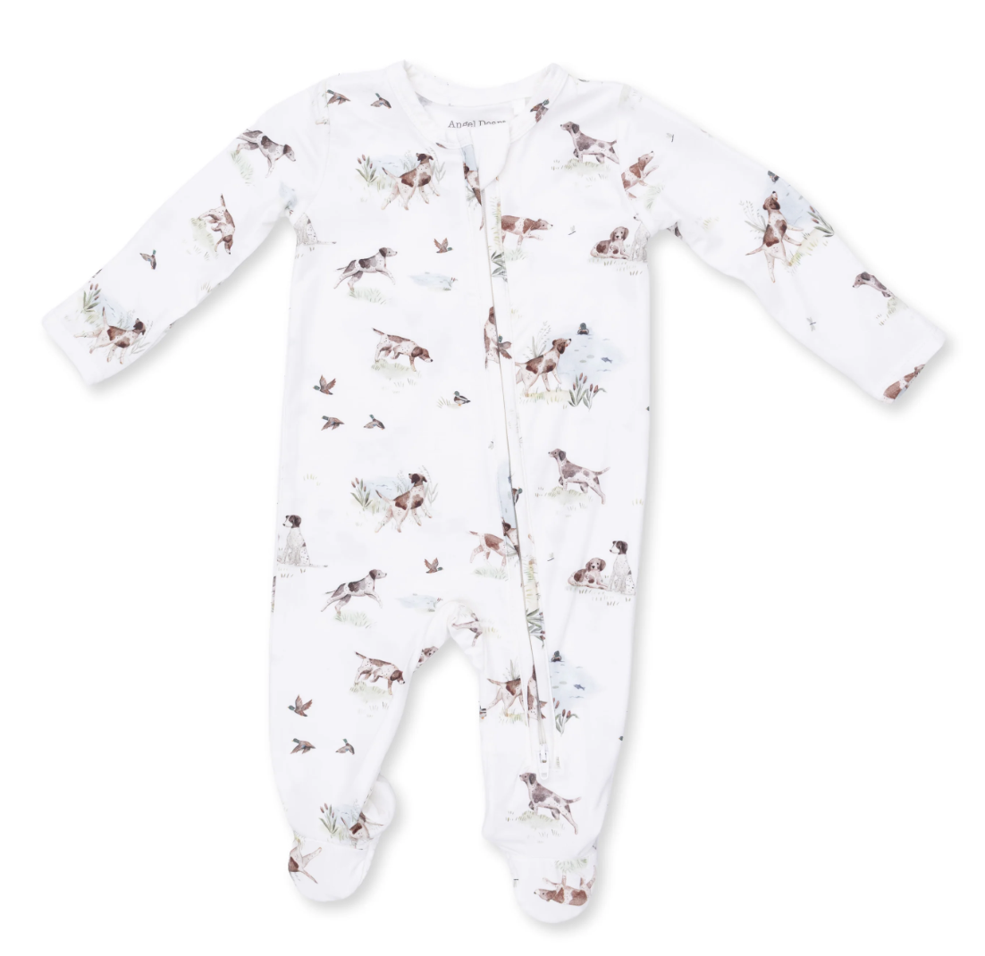 angel dear angel dear 2 way zipper footie