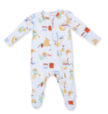 angel dear angel dear 2 way zipper footie