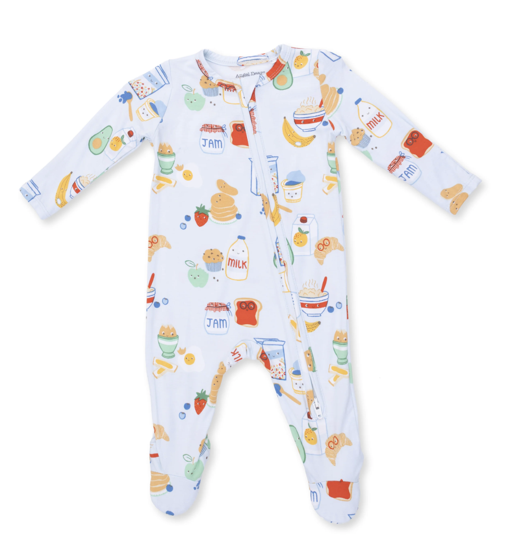 angel dear angel dear 2 way zipper footie