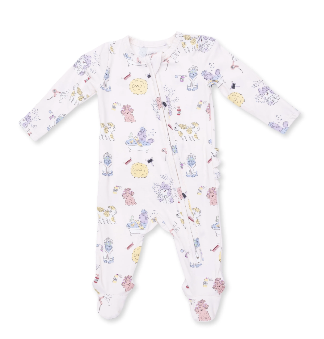 angel dear angel dear 2 way zipper footie