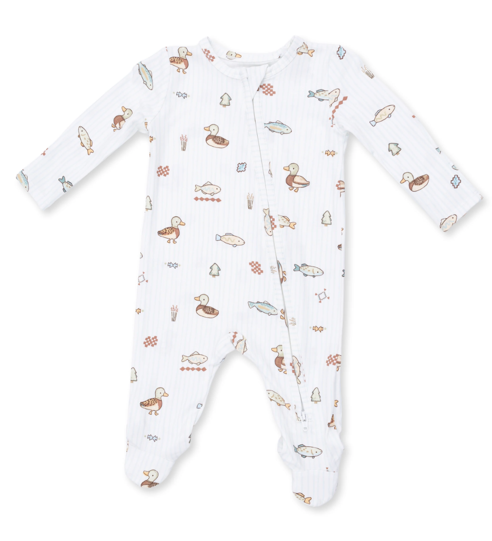 angel dear angel dear 2 way zipper footie