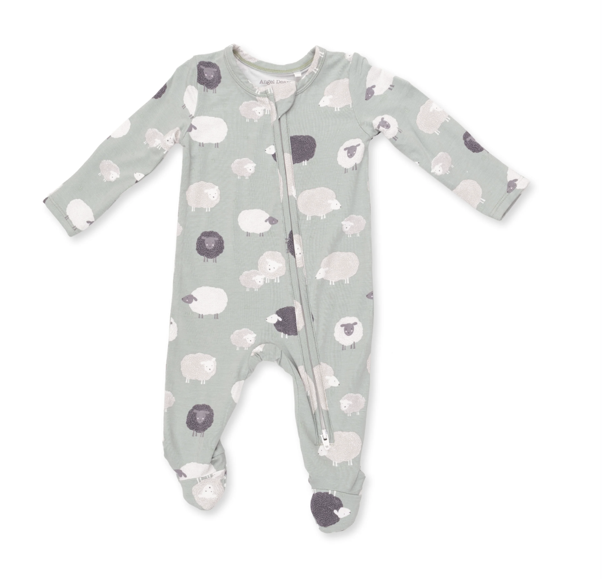 angel dear angel dear 2 way zipper footie
