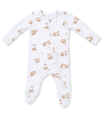 angel dear angel dear 2 way zipper footie
