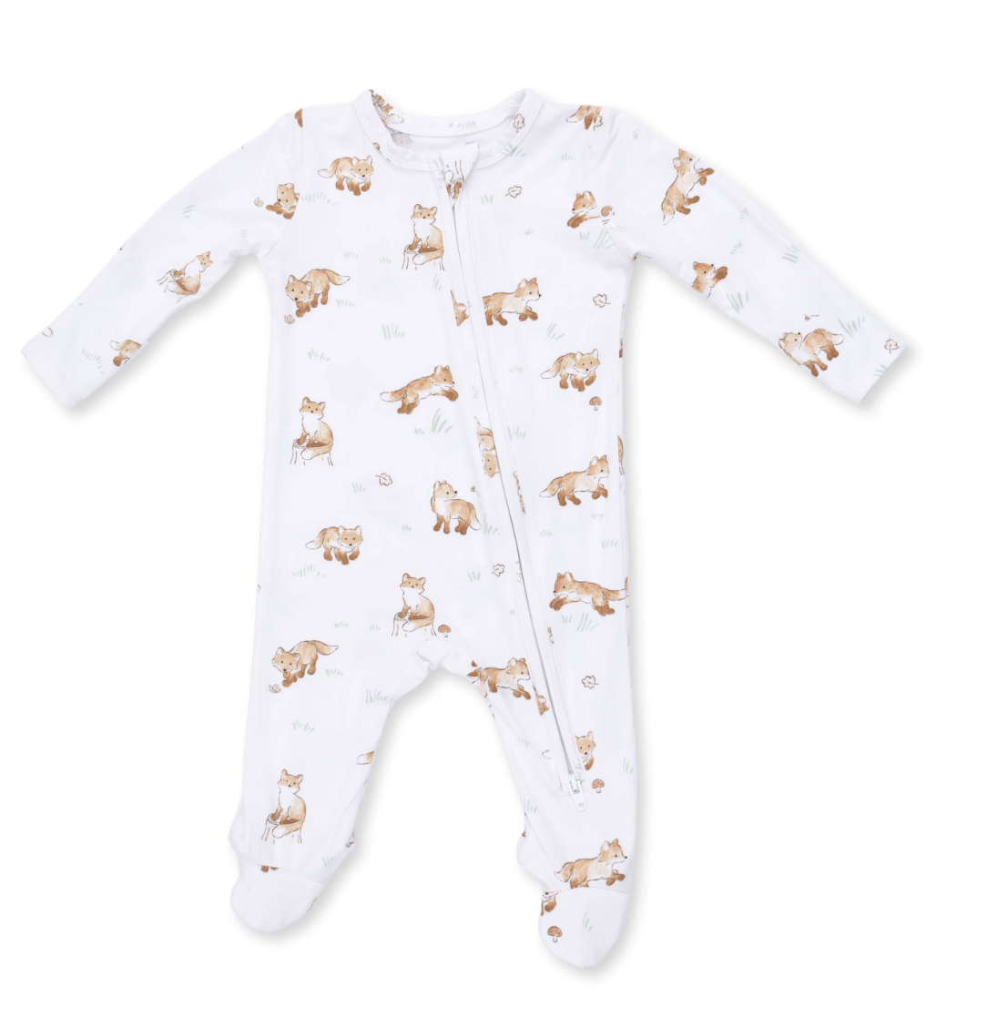 angel dear angel dear 2 way zipper footie