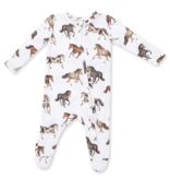 angel dear angel dear 2 way zipper footie