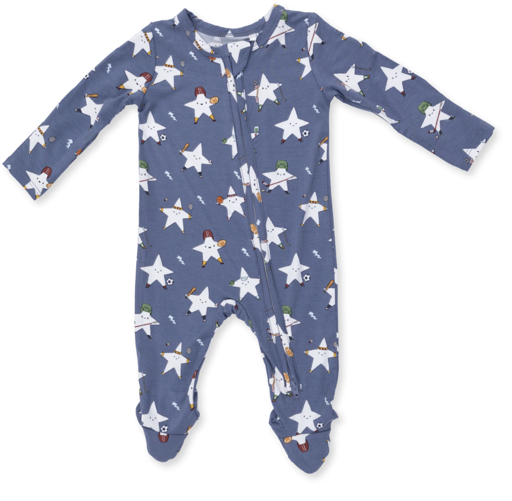 angel dear angel dear 2 way zipper footie