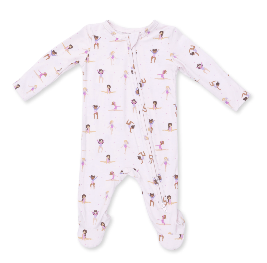 angel dear angel dear 2 way zipper footie