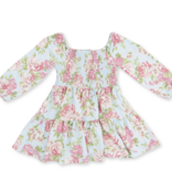 angel dear angel dear tiered floral dress
