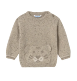 Mayoral mayoral tiger tweed sweater