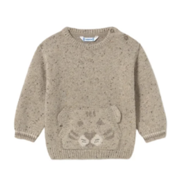 Mayoral mayoral tiger tweed sweater