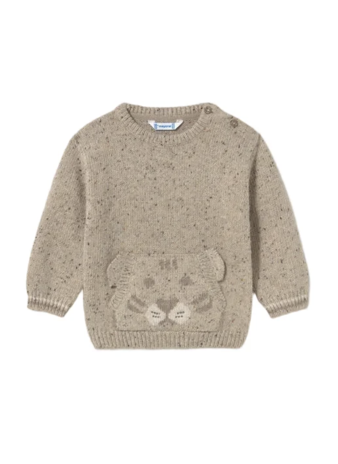 Mayoral mayoral tiger tweed sweater