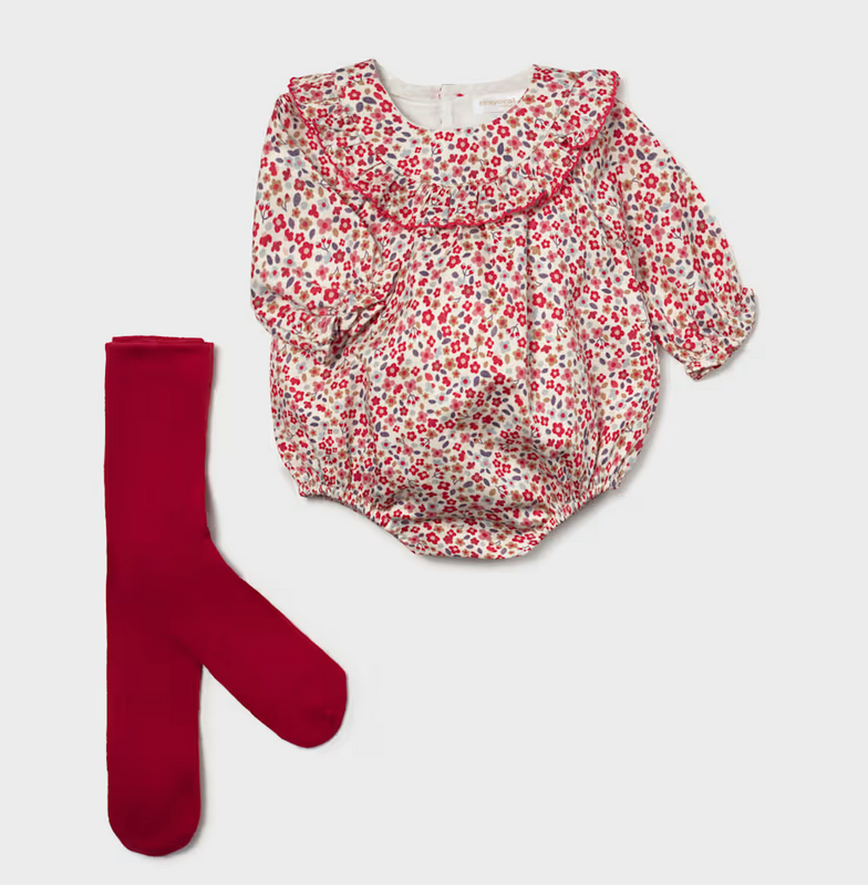 mayoral newborn mayoral bubble + tights