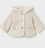 mayoral newborn mayoral lined pom cardigan