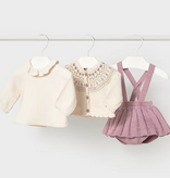 mayoral newborn mayoral fair isle skirt set