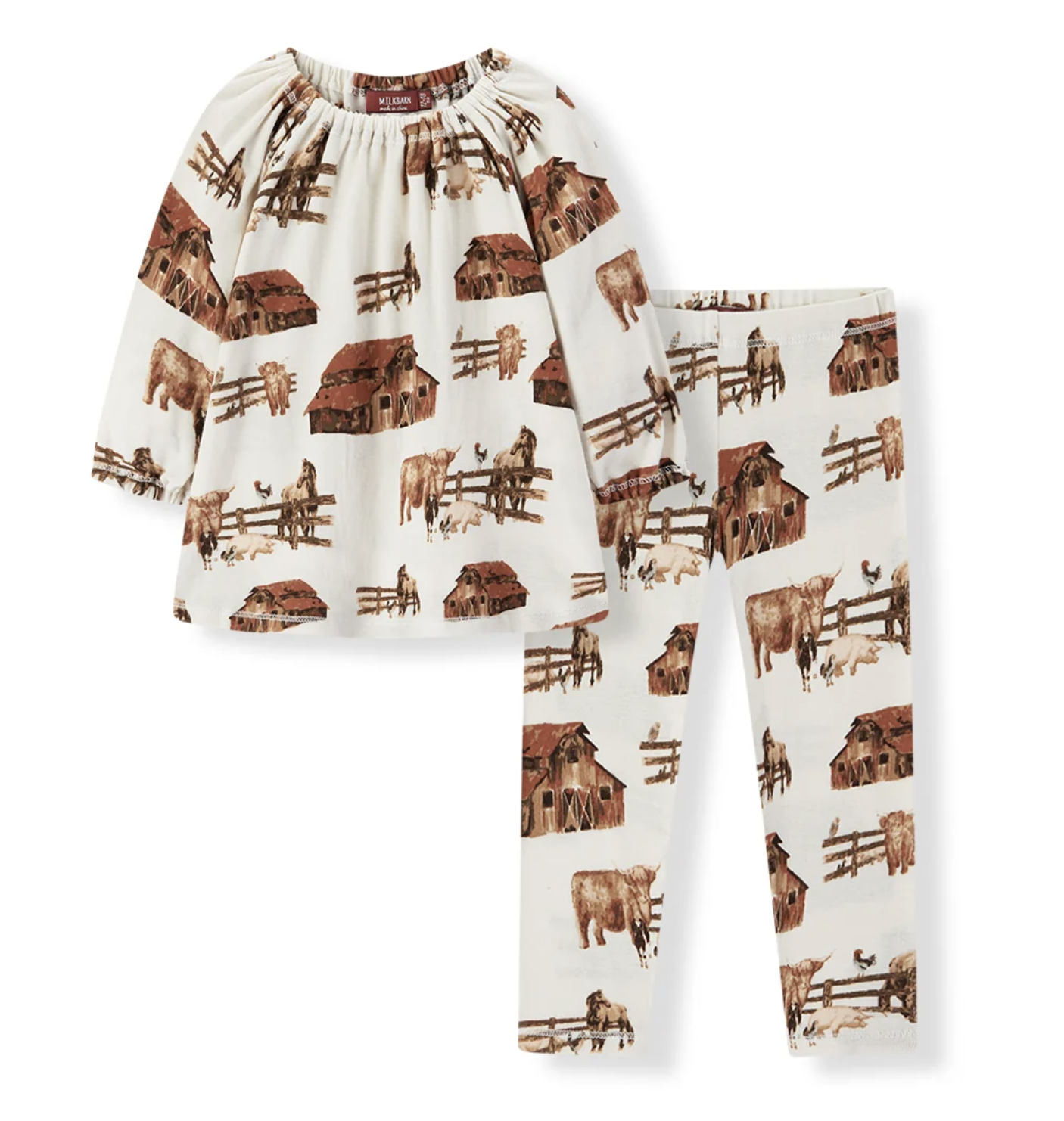 milkbarn LLC milkbarn ls dress and leggings