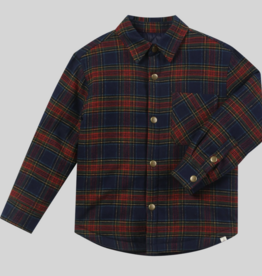 me & henry me & henry navy plaid jacket