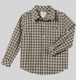 me & henry me & henry sage/rust buttondown