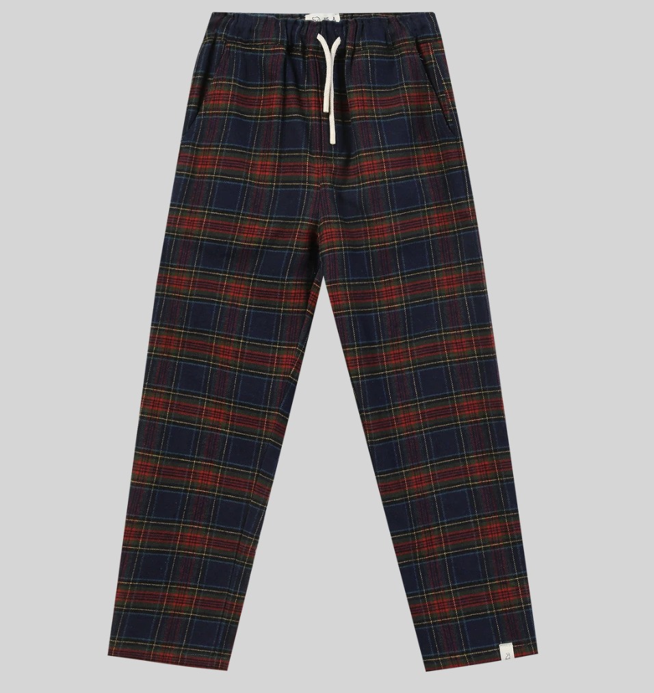 me & henry me & henry navy plaid pants