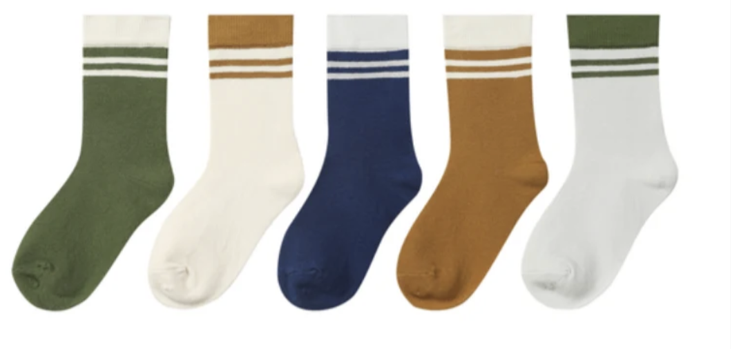 me & henry me & henry socks, 5 pack