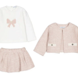 Mayoral mayoral 3 piece blush bow set