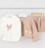 Mayoral mayoral 3 piece blush bow set