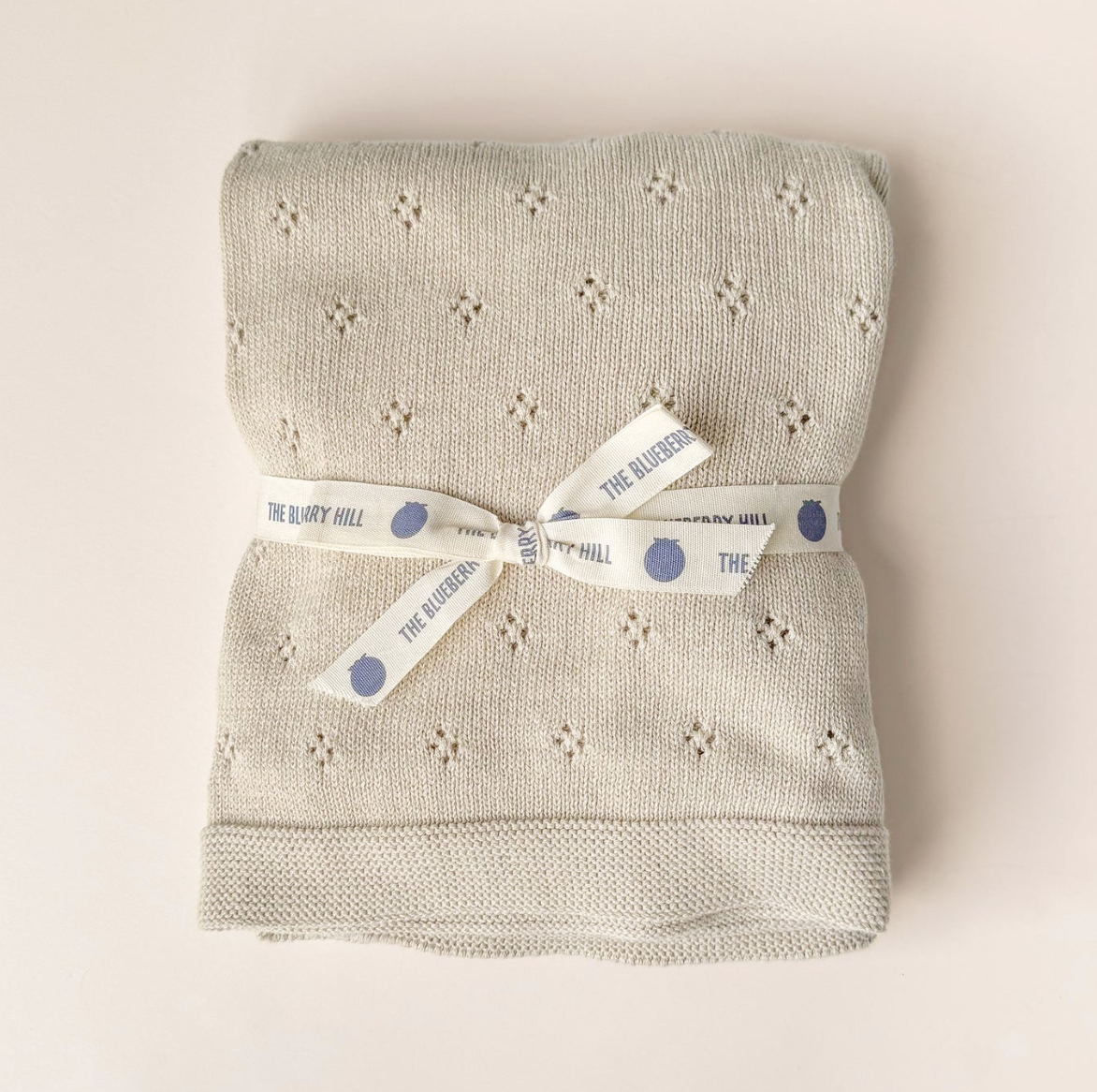 the blueberry hill organic pique blanket