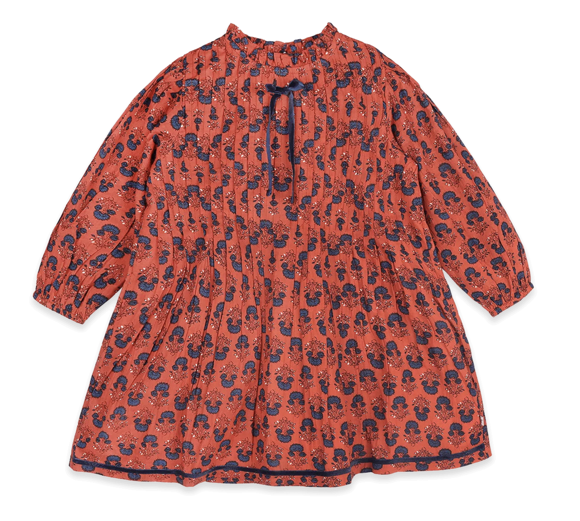 viverano organic terracotta floral dress
