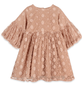 viverano organic dusty rose floral dress