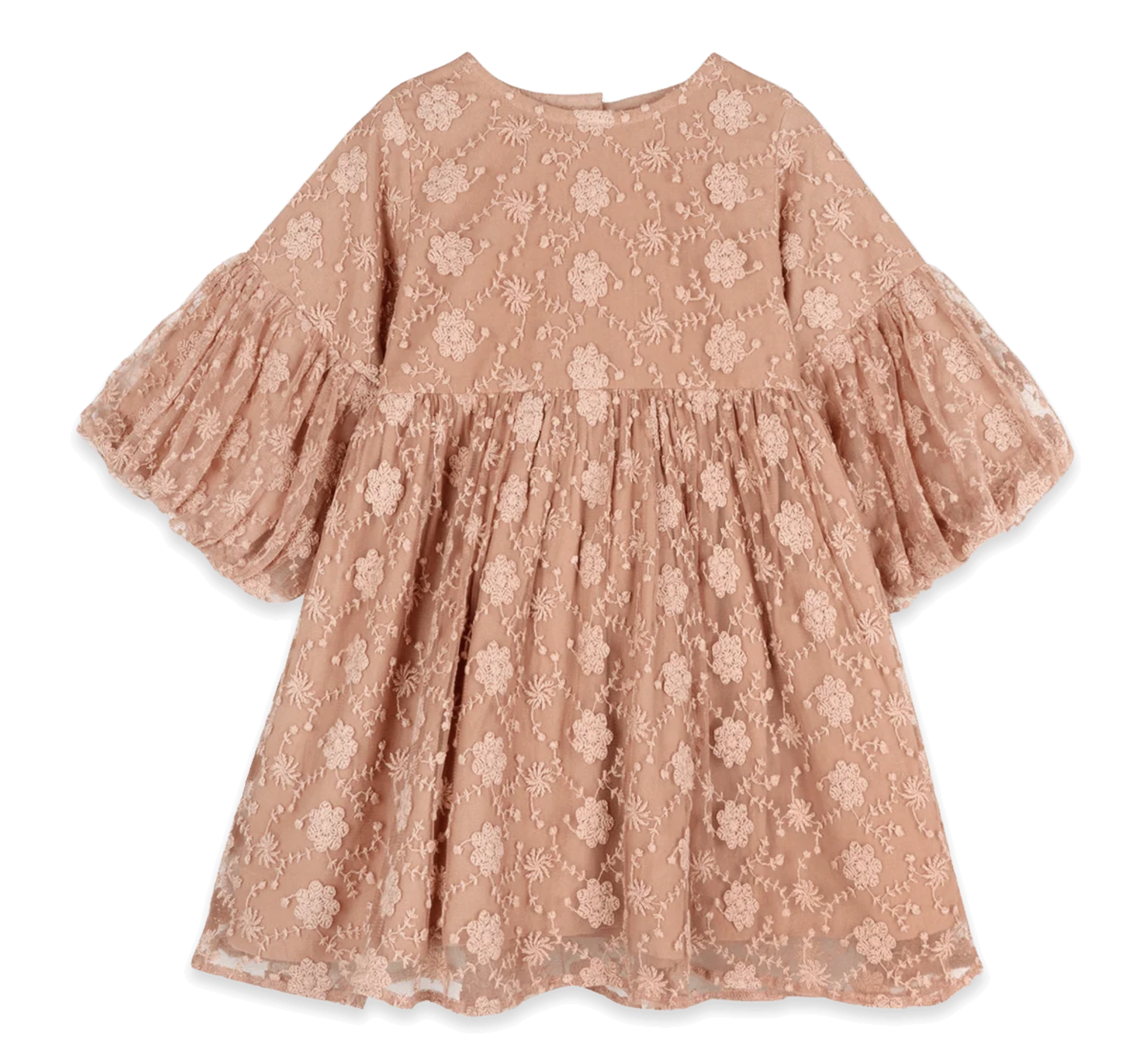 viverano organic dusty rose floral dress