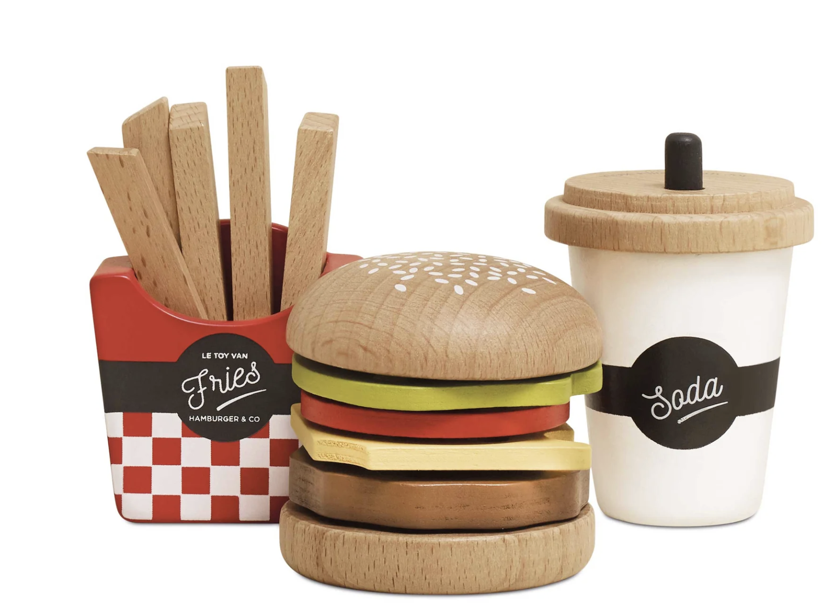 le toy van gourmet hamburger set
